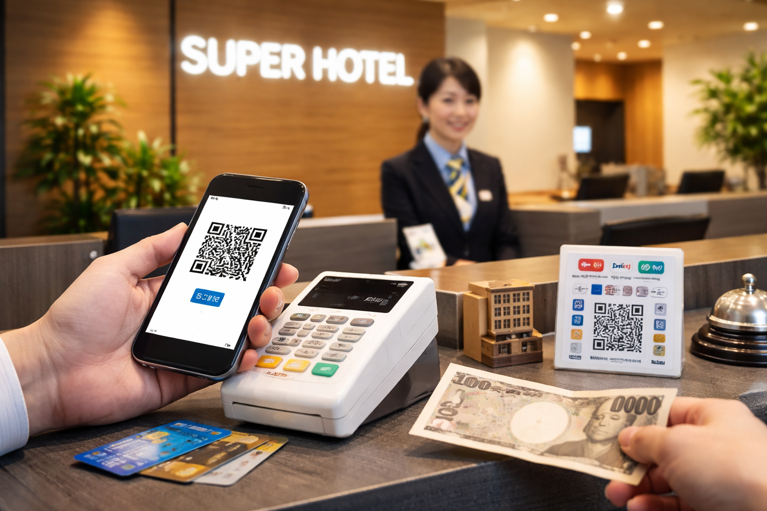 スーパーホテル千葉駅前の支払い方法は？現金やQR決済の利用可否を解説！