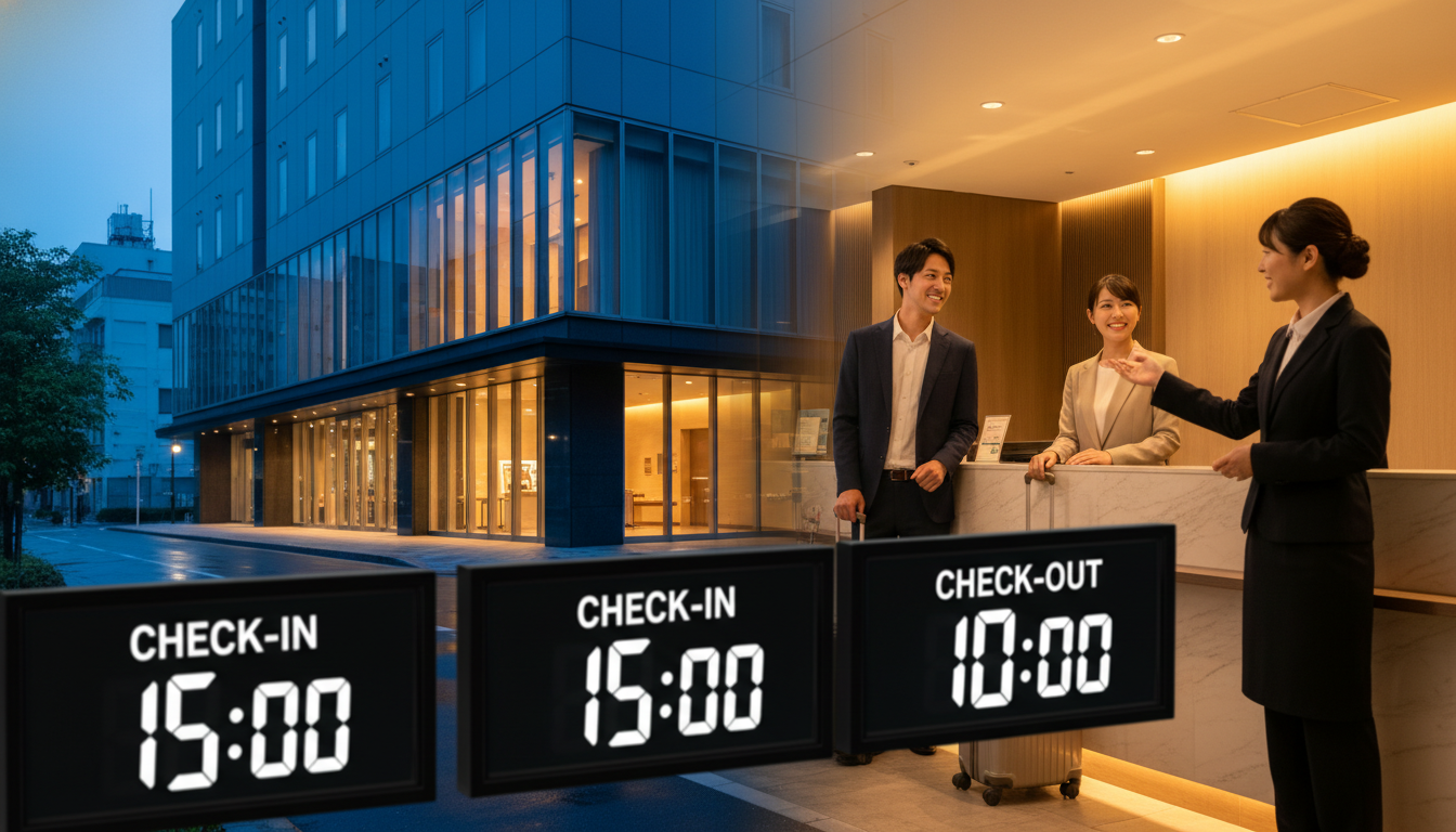 ベッセルイン千葉駅前のチェックイン・チェックアウト時間は?快適な宿泊のための完全ガイド