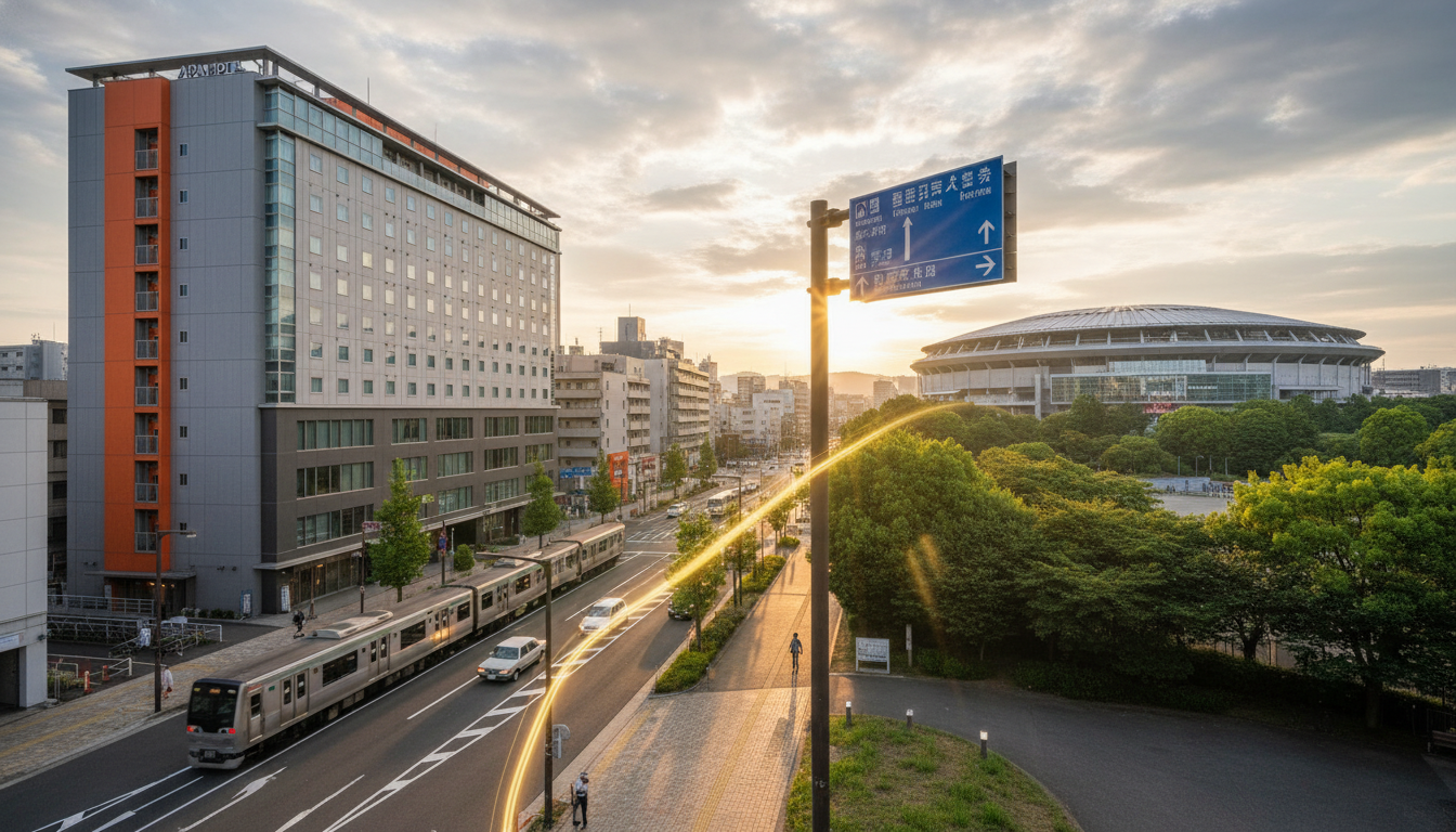 アパホテル千葉中央駅前から千葉ポートアリーナへのアクセス方法?最適なルートと所要時間を解説