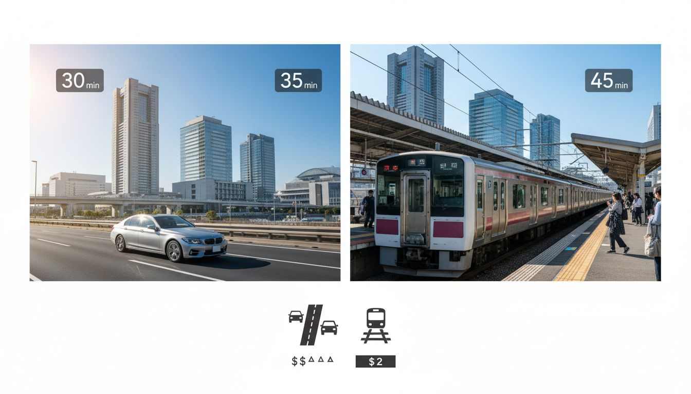 ホテルルートイン千葉浜野から幕張メッセへのアクセス？車と電車の所要時間や料金を徹底解説