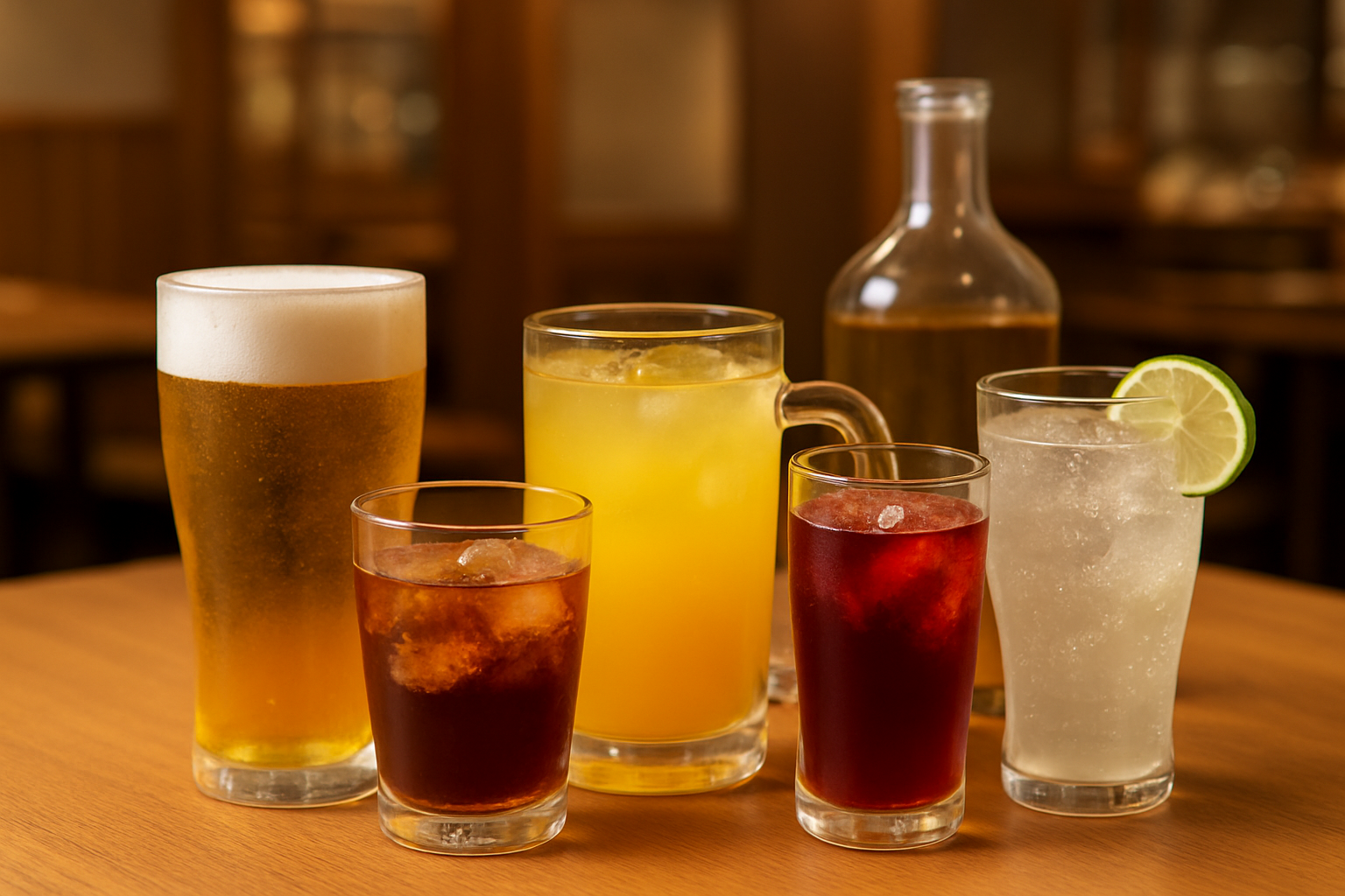 大江戸温泉物語の飲み放題メニュー完全ガイド？90分制から対象ドリンクまで徹底解説！