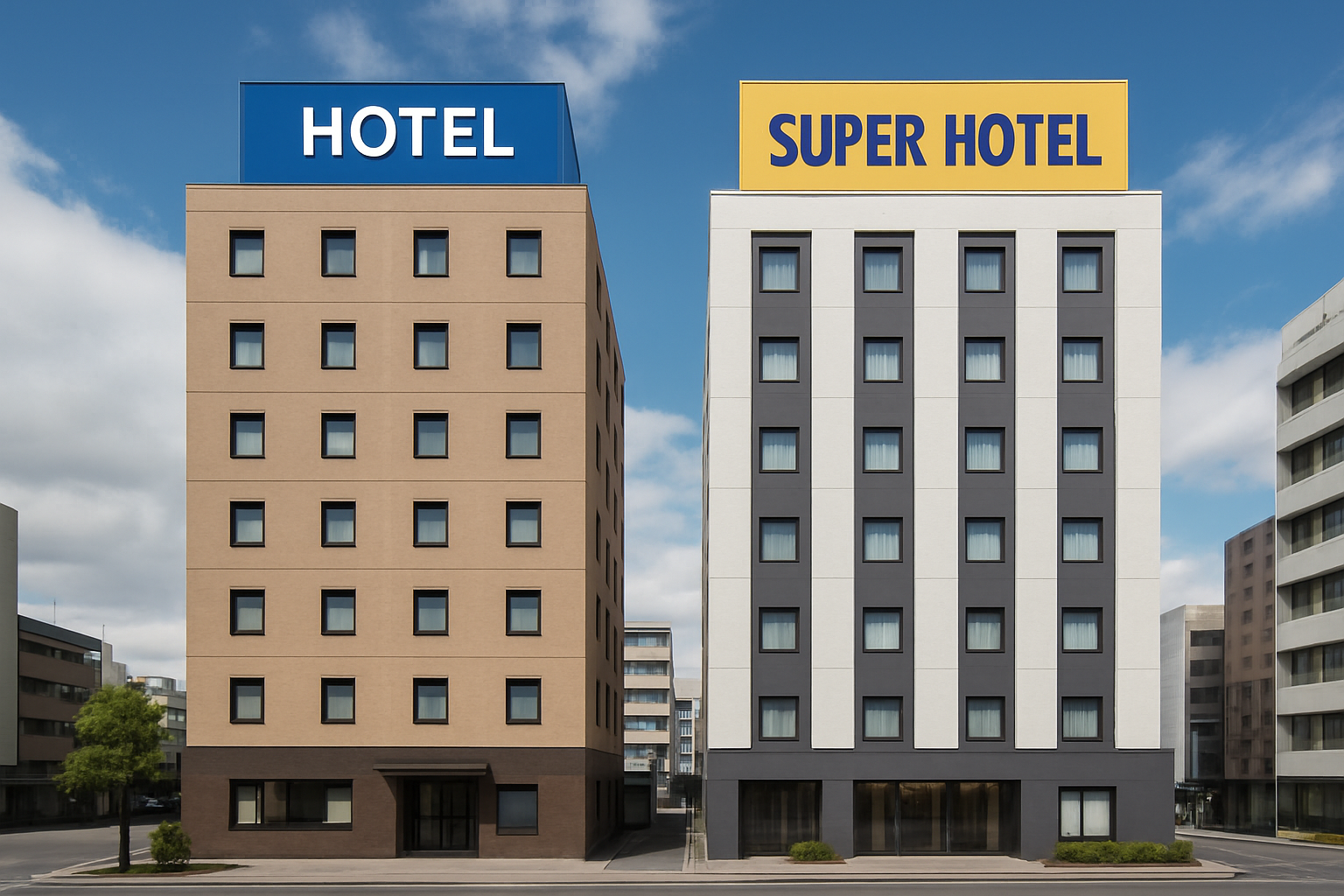 スーパーホテルとビジネスホテルの違いは?コスパや設備を徹底比較!